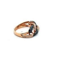 Anello Comete Donna in Oro Diamante 0.86 Ct ANB 1135 - ANB 1135